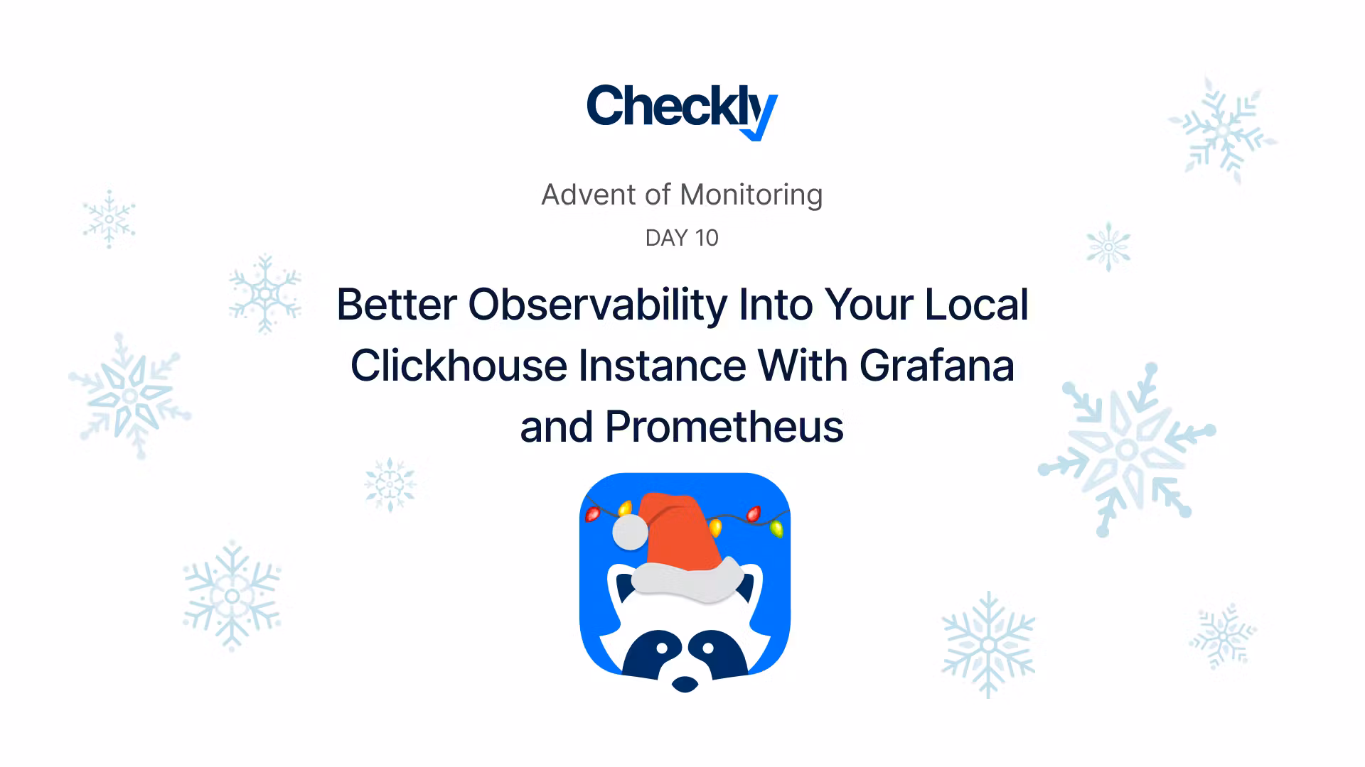 Cover Image for Better Observability Into Your Local Clickhouse Instance With Grafana and Prometheus